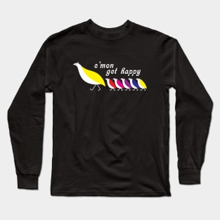 C'mon Get Happy - Vintage Retro Long Sleeve T-Shirt